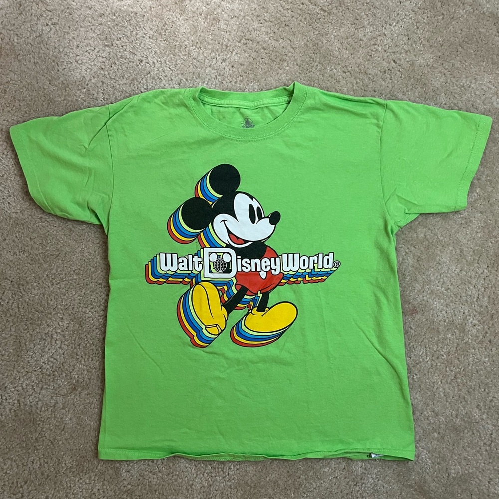 Disney World Mickey Mouse Green T-Shirt
